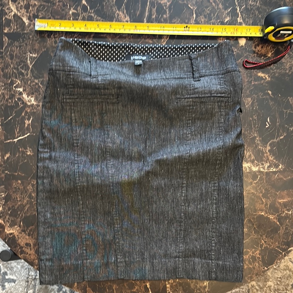 Bebe Blue Mini Pencil Skirt for Work